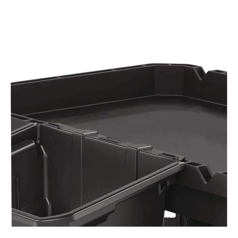 Utility Bin, 4 gal, 12.78" x 17.21" x 10.63", Black, 2/Pack (SUABIN17102) Each