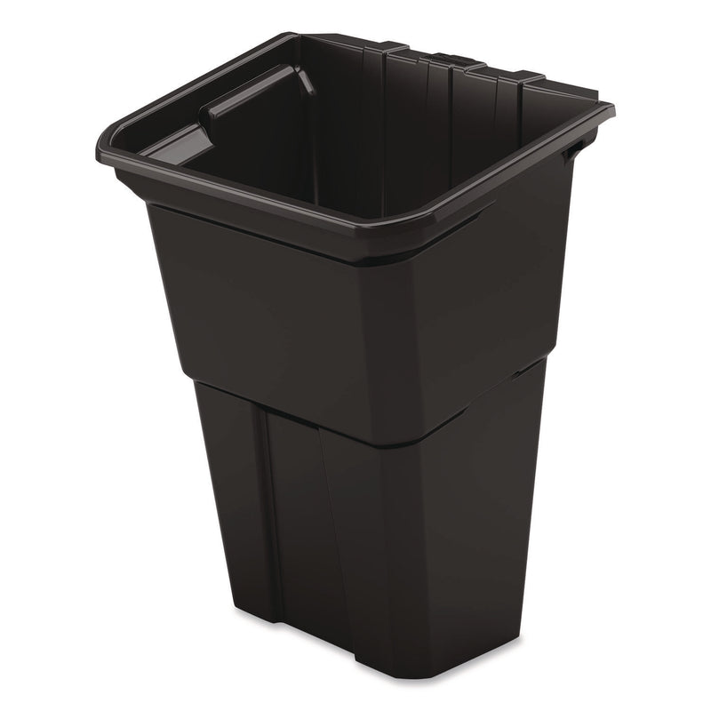 Waste Bin, 8 gal, 12.78" x 17.21" x 22.13", Black, 2/Pack (SUABIN17222) Each