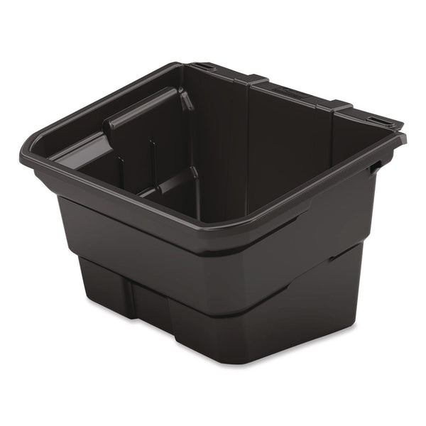 Utility Bin, 4 gal, 12.78" x 17.21" x 10.63", Black, 2/Pack (SUABIN17102) Each