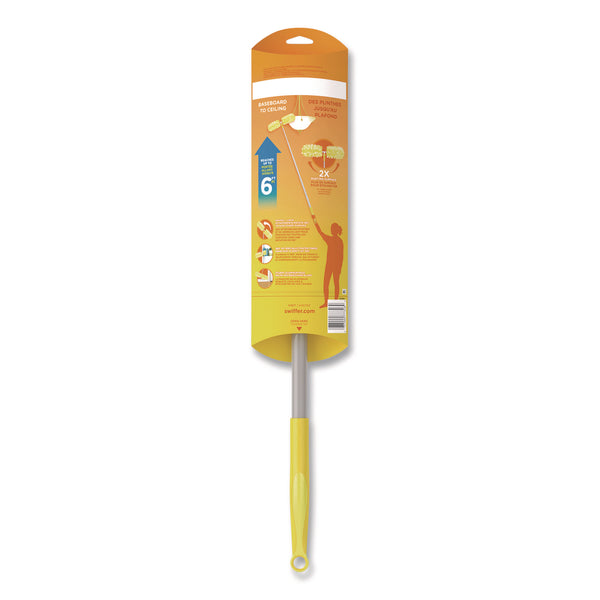 Swiffer® Heavy Duty Dusters with Super Extender Handle, 6 ft Handle, 1 Handle/4 Dusters (PGC77326EA) Each