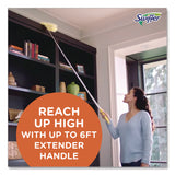 Swiffer® Heavy Duty Dusters with Super Extender Handle, 6 ft Handle, 1 Handle/4 Dusters (PGC77326EA) Each