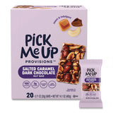 Nut Bars, Salted Caramel Dark Chocolate, 0.7 oz Bar, 20/Box (PIEPM62795CC) Box of 20