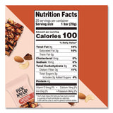 Nut Bars, Peanut Butter Dark Chocolate, 0.7 oz Bar, 20/Box (PIEPM62796CC) Box of 20