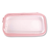 Pep Rally Pencil Pouch, 9.25 x 5.12 x 2.17, Clear/Randomly Assorted Color (RLY61749) Each