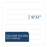 Roaring Spring® Signature Collection Spiralbound Composition Book, Medium/College Rule, Black Marble Cover, (70) 9.75 x 7 Sheets (ROA10111) Each