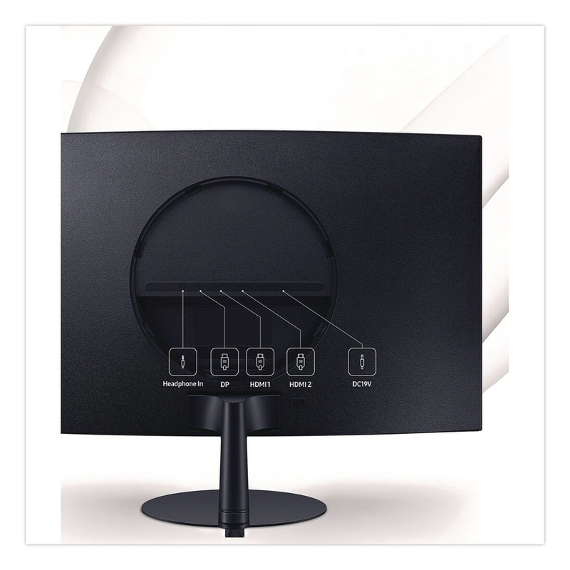 Samsung Curved LCD Monitor, 32" Widescreen, VA Panel, 1920 Pixels x 1080 Pixels (SASLS32C392EANX) Each