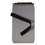 Saunders Recycled Aluminum Citation Holder Clipboard, 1/2" Clip Capacity, Holds 6 x 11 Sheets, Silver (SAU12205) Each