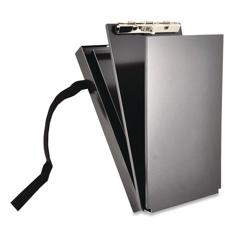 Recycled Aluminum Citation Holder Clipboard, 1/2" Capacity, Holds 6 x 11 Sheets, Black (SAU12206) Each