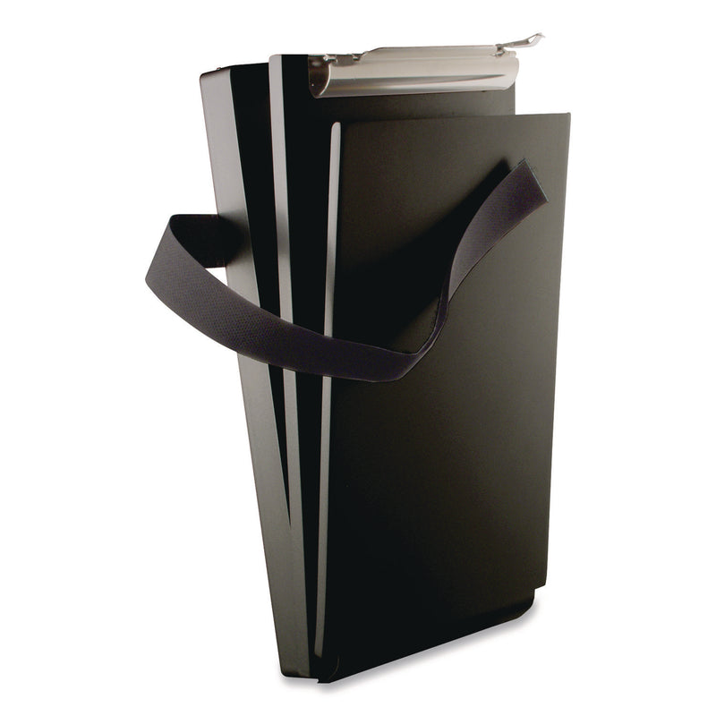 Recycled Aluminum Citation Holder Clipboard, 1/2" Capacity, Holds 6 x 11 Sheets, Black (SAU12206) Each