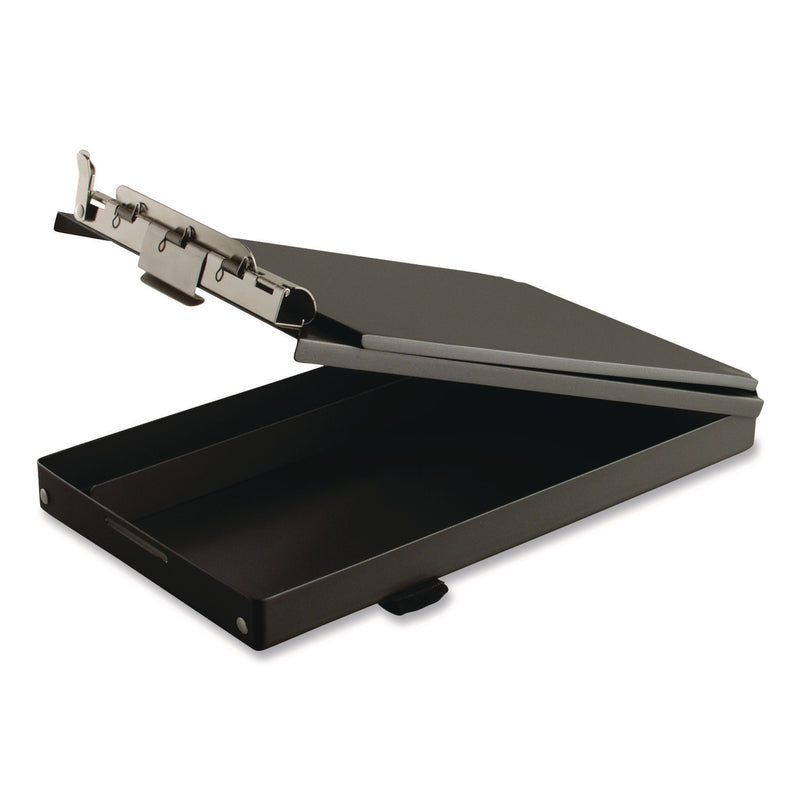 Recycled Aluminum Citation Holder Clipboard, 1/2" Capacity, Holds 6 x 11 Sheets, Black (SAU12206) Each