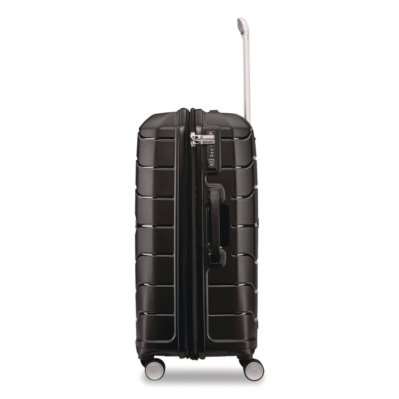 Freeform Hard Side Carry-On Suitcase, Four-Wheeled Spinner, 19.6 x 13.4 x 27.95, Black (SML782561041) Each