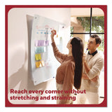 TRU RED™ Curved Magnetic Glass Dry Erase Board, 3 ft x 4 ft, White Surface (TUDTR62094) Each