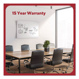 TRU RED™ Curved Magnetic Glass Dry Erase Board, 3 ft x 4 ft, White Surface (TUDTR62094) Each