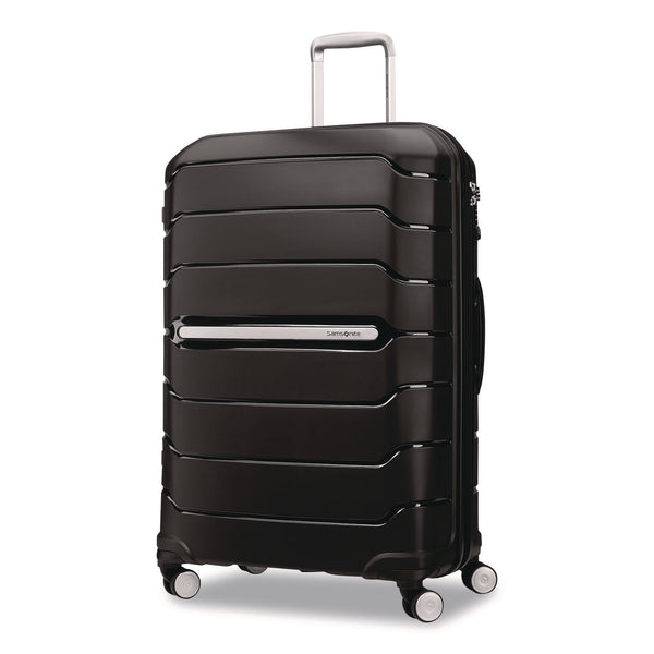 Freeform Hard Side Carry-On Suitcase, Four-Wheeled Spinner, 20.95 x 13.8 x 31.1, Black (SML782571041) Each