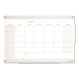 Magnetic Glass Dry Erase Board with Templates, Six Views, 3 ft x 2 ft, White Surface (TUDTR62139) Each