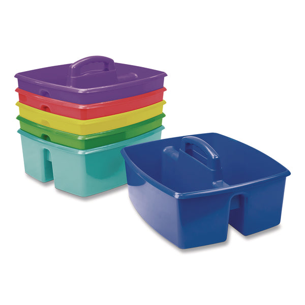 Storex Large Storage Caddy, 11 x 13 x 6.38, Assorted Colors, 6/Carton (STX00948E06C) Case of 6