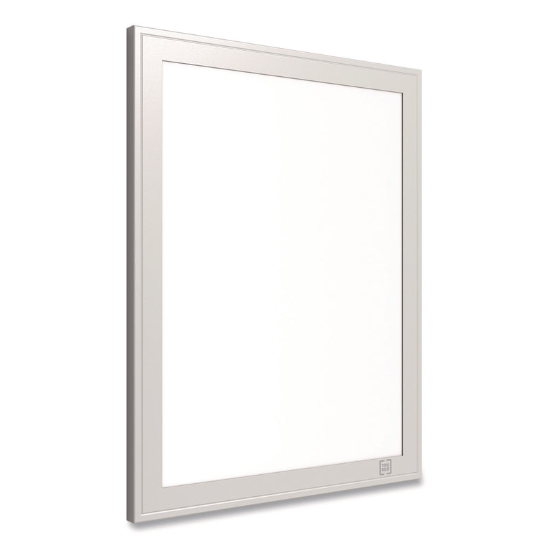 Mini Melamine Dry Erase Board, 8.5" x 11" White Surface, Aluminum Frame (TUDTR62580) Each