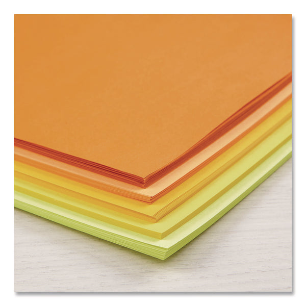 Astrobrights Color Paper - "Solar Sparks" Assortment, 24 lb Bond Weight, 8.5 x 11, Assorted Yellow and Orange Colors, 100/Pack (WAU91530) Pack of 100