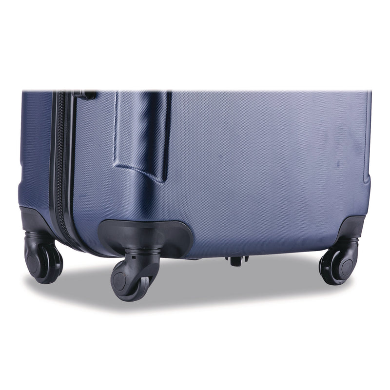 Pilot Hard Side Carry-On Suitcase, Four-Wheeled Spinner, 16.34 x 10.24 x 25.39, Blue (WLBIUPIL00MBLU) Each