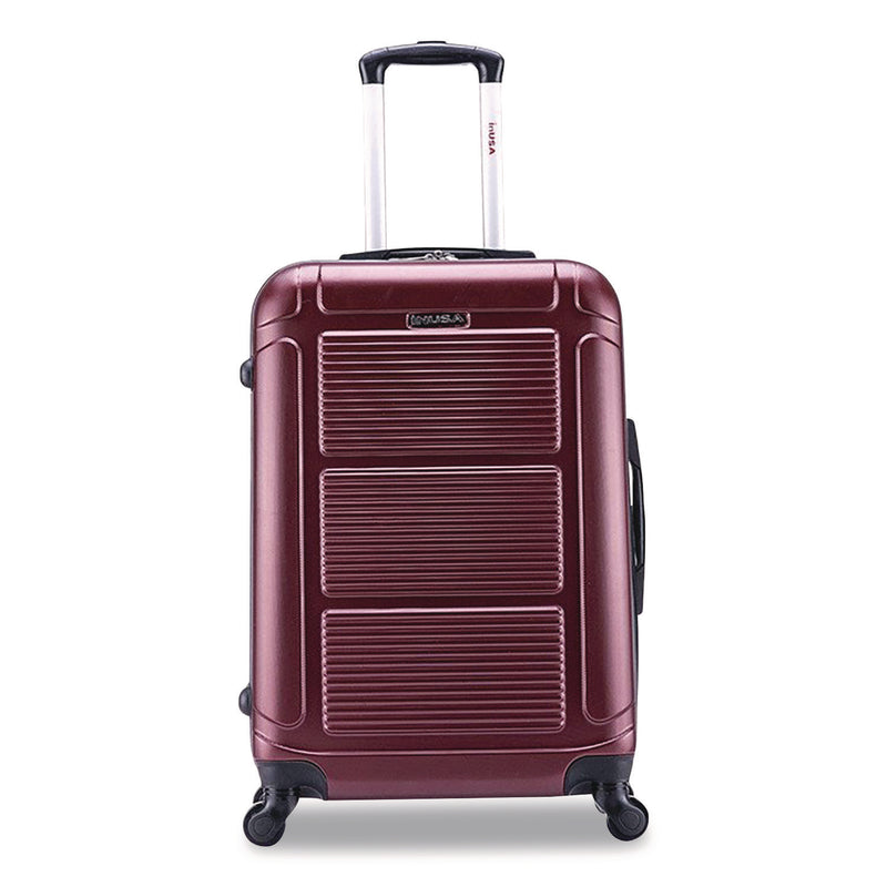 Pilot Hard Side Carry-On Suitcase, Four-Wheeled Spinner, 16.34 x 10.24 x 25.39, Wine (WLBIUPIL00MWIN) Each