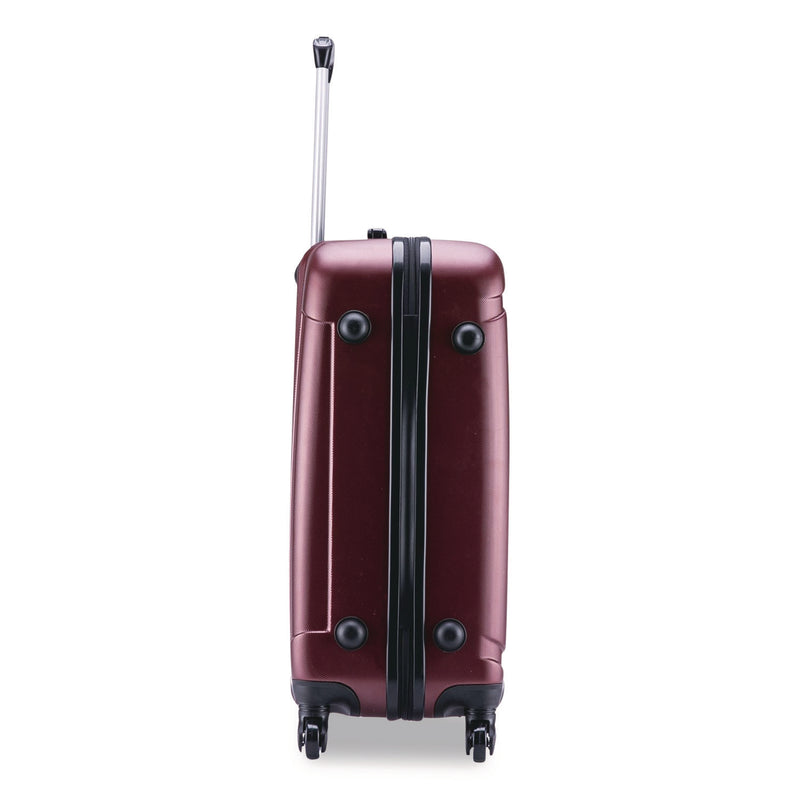 Pilot Hard Side Carry-On Suitcase, Four-Wheeled Spinner, 16.34 x 10.24 x 25.39, Wine (WLBIUPIL00MWIN) Each