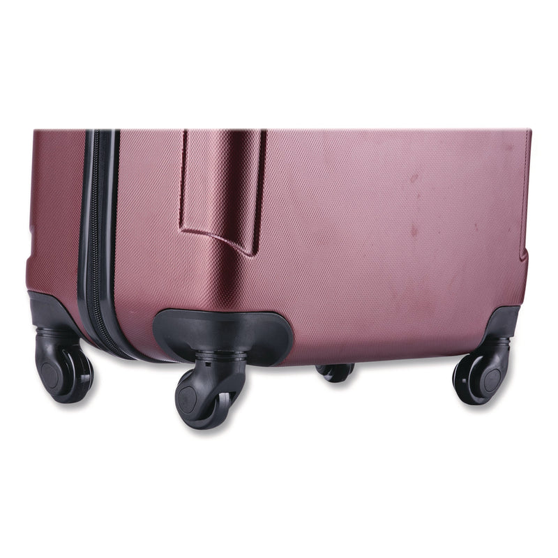 Pilot Hard Side Carry-On Suitcase, Four-Wheeled Spinner, 16.34 x 10.24 x 25.39, Wine (WLBIUPIL00MWIN) Each