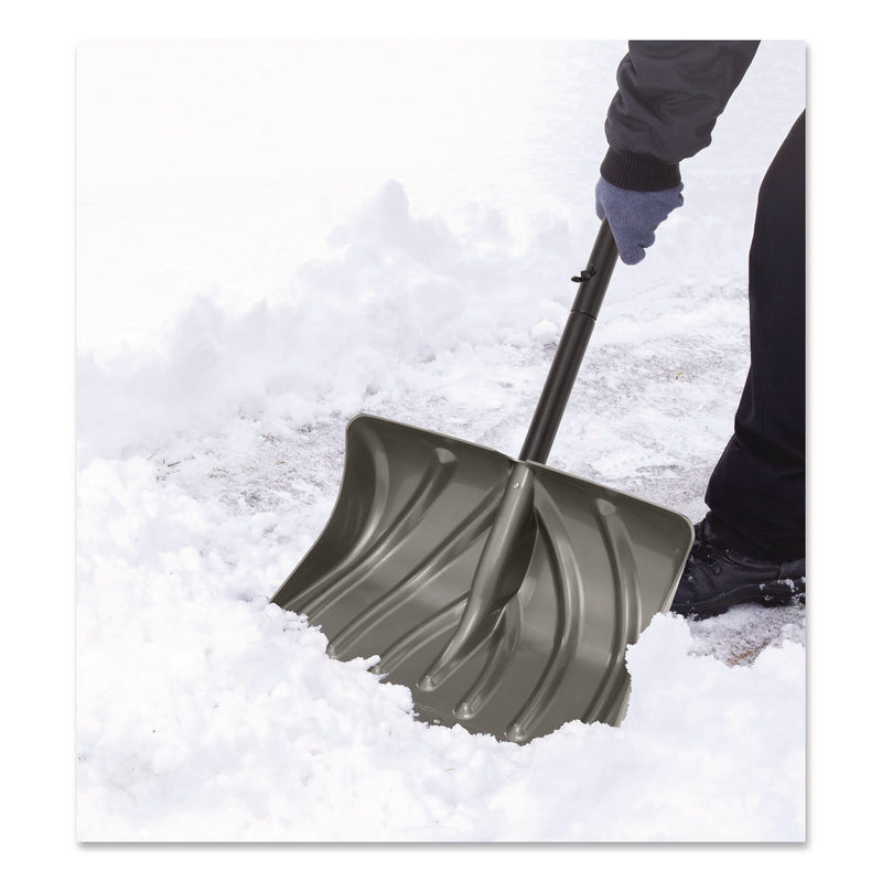 Suncast Commercial® Combo Snow Shovel and Pusher, 20" Width, 51" Length (SUASC2700KDD) Each