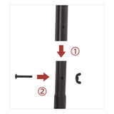Suncast Commercial® Combo Snow Shovel and Pusher, 20" Width, 51" Length (SUASC2700KDD) Each