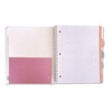 Carolina Pad® Noted Five-Subject Spiral Notebook, Medium/College Rule, Randomly Assorted Cover Color, (150) 11 x 8.5 Sheets (WLB17514) Each