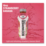 BodyArmor LYTE Sports Drink, Strawberry Banana, 16 oz Bottle, 12/Pack (BDA411896) Each