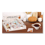 Seasonal Tea Collection, Assorted Flavors, Individually Wrapped Tea Bags, 64/Box (BIERCB40568) Box of 64