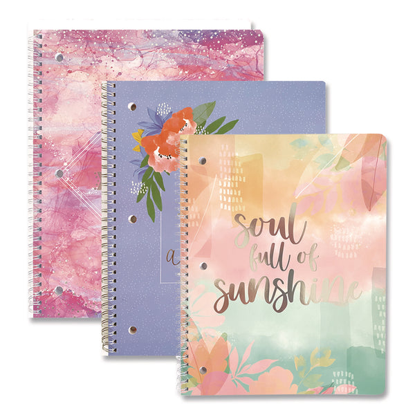 Silver Lining Hardcover Journal, Medium/College Rule, Randomly Assorted Cover Color, (80) 10 x 8.5 Sheets (CPP38430) Each