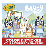 Crayola Bluey Color and Sticker Kit, (26) Pip-Squeaks Skinnies Washable Markers, (20) Coloring Pages, (1) Sticker Sheet (CYO41235) Each