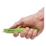 Westcott® Full-Size Safety Cutter, ABS Handle, Green, 12/Pack (WTC00659) Pack of 12