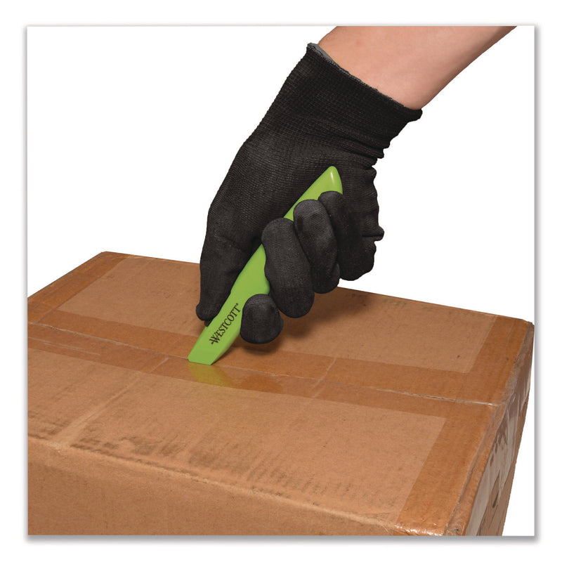 Westcott® Full-Size Safety Cutter, ABS Handle, Green, 12/Pack (WTC00659) Pack of 12