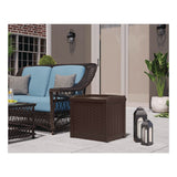 Small Deck Box with Storage Seat, 2.94 cu ft, 22 x 17 x 20.5, Java (SUASSW600J) Each