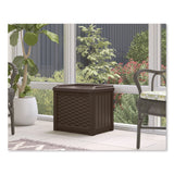 Small Deck Box with Storage Seat, 2.94 cu ft, 22 x 17 x 20.5, Java (SUASSW600J) Each