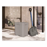Suncast® Salt Box, 28 gal, 23.75 x 15.75 x 23.75. Dove Gray (SUABMBX300) Each