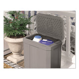 Suncast® Salt Box, 28 gal, 23.75 x 15.75 x 23.75. Dove Gray (SUABMBX300) Each