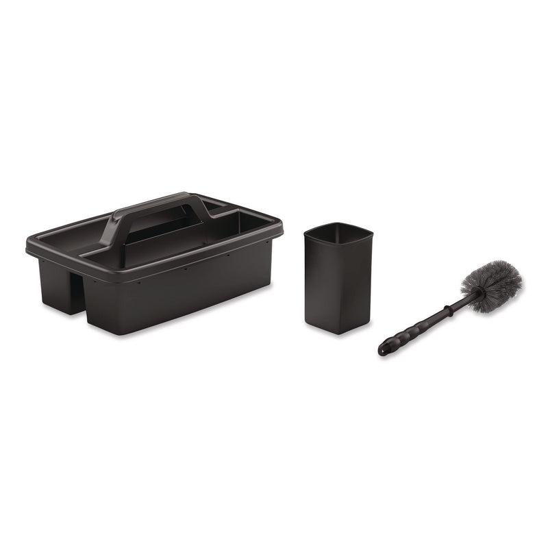 Suncast Commercial® Toilet Brush Caddy Kit, 8" Handle, Black (SUAHKCTBKIT) Each