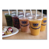 Eco-Products BlueStripe 25% Recycled Content Cold Cups, 12 oz, Clear/Blue, 50/Pk, 20 Pk/Ct (ECOEPCR12) Case of 1000