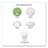 Eco-Products BlueStripe 25% Recycled Content Cold Cups, 12 oz, Clear/Blue, 50/Pk, 20 Pk/Ct (ECOEPCR12) Case of 1000