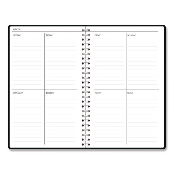 House of Doolittle™ Recycled Non-Dated Monthly/Weekly Planner, Flower Tiles, Tan/Black/White Cover, Undated (HOD212145) Each