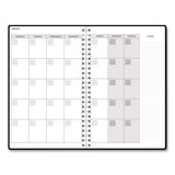 House of Doolittle™ Recycled Non-Dated Monthly/Weekly Planner, Flower Tiles, Tan/Black/White Cover, Undated (HOD212145) Each