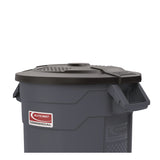 Utility Trash Can Lid for 32 gal Trash Can, 22.22" Diameter x 3", Black (SUATCU32GLIDD) Each