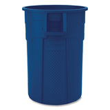 Injection Molded Utility Trash Can, 44 gal, Plastic/Resin, Blue (SUATCU44BL) Each