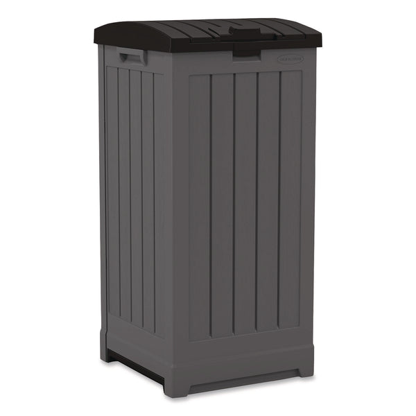 36 to 39 Gallon Trash Hideaway, Plastic/Resin, Peppercorn/Black (SUAGH3900) Each