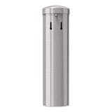 Smokers Ashtray Receptacle Attachment, Stainless Steel, Silver, Black (SUAMSO415) Each