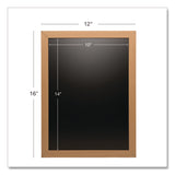 Chalkboard Sign, Black Surface, Brown Frame, 12 x 16 (EXOEGPHD0514S) Each