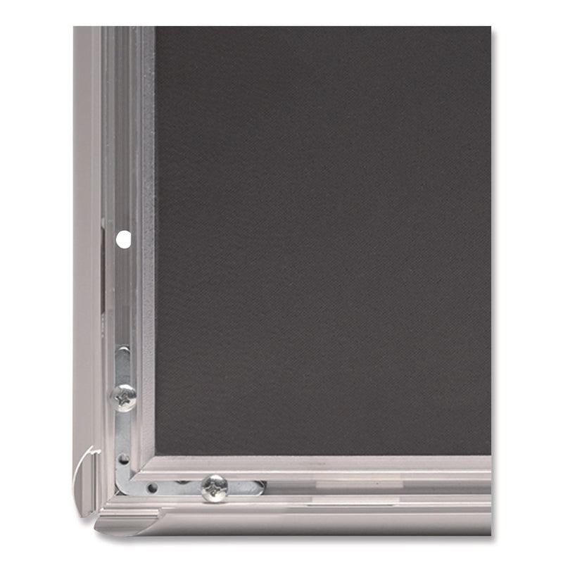 Excello Global Products® Poster Holder, Aluminum, 11 x 17, Silver (EXOEGPSF1117S) Each